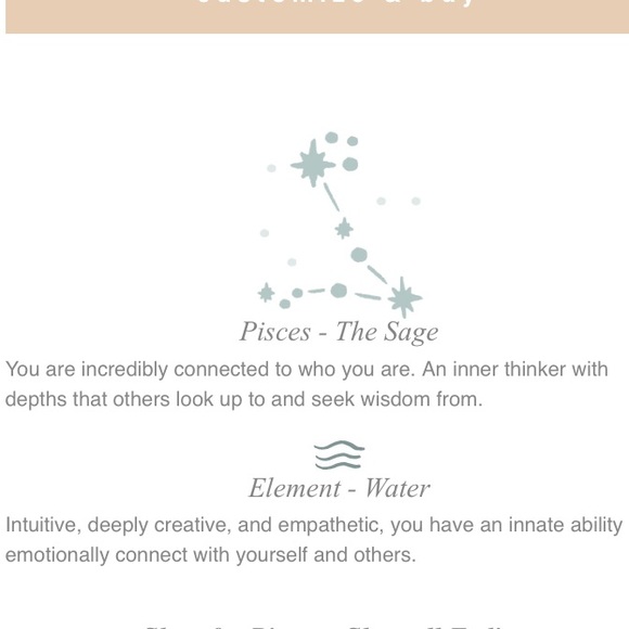 Pisces Bohemian Zodiac Minimalist Charm Necklace - Picture 6 of 13